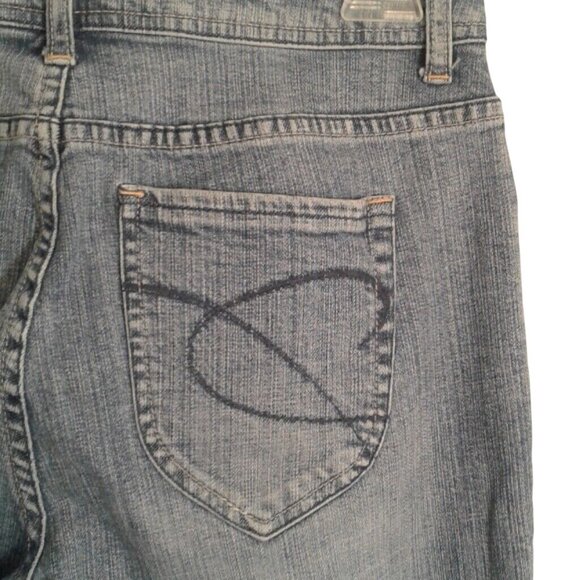 Chico's Platinum Size 0 small 4 short denim blue jeans - Picture 5 of 8